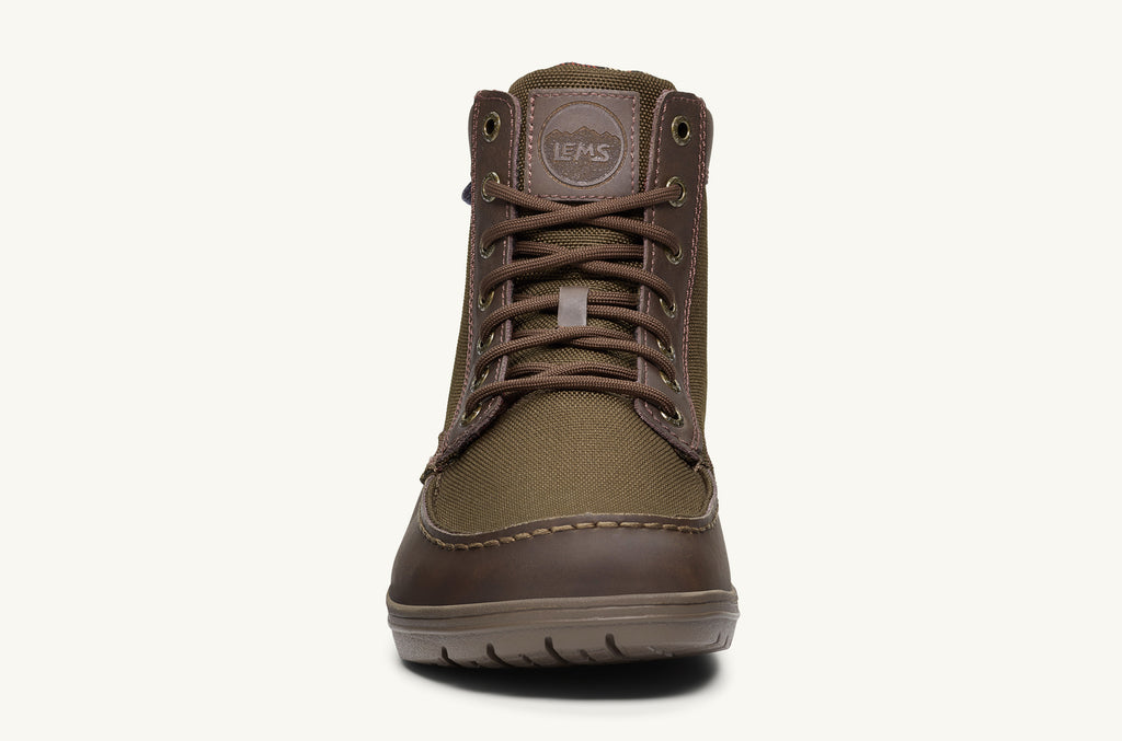 Men's Lems Nylon Boots Boulder Olive | RZI5345ZM