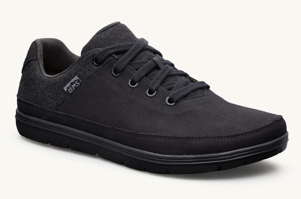 Men's Lems Shoes Chillum Black | NEJ4995FW