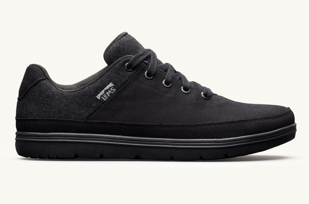 Men's Lems Shoes Chillum Black | NEJ4995FW