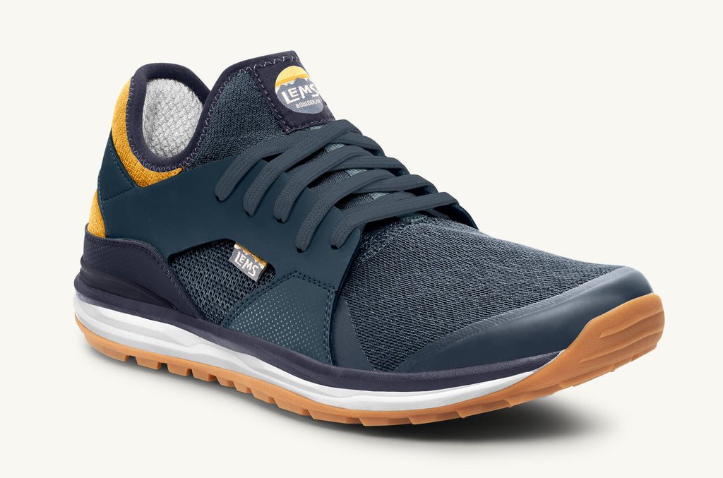 Men's Lems Sneakers Mesa Blue Yellow | QMA3348UA