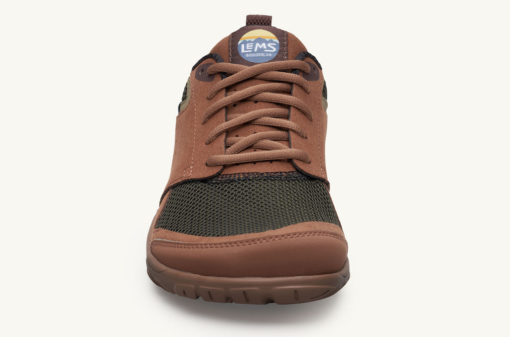 Men's Lems Sneakers Primal Zen Brown Green | DEE5177KV