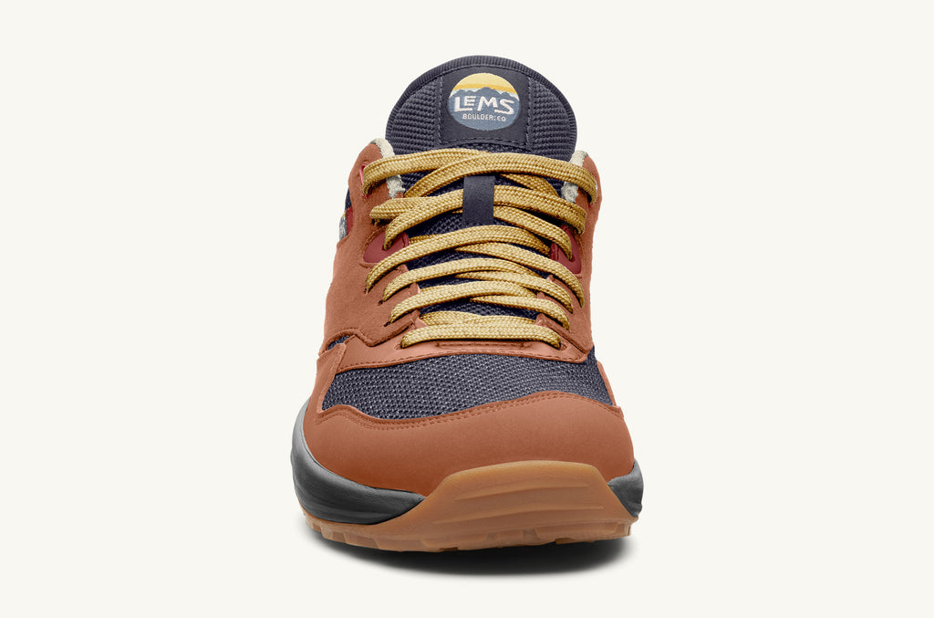 Men's Lems Sneakers Trailhead Brown Blue | MHM6272IH