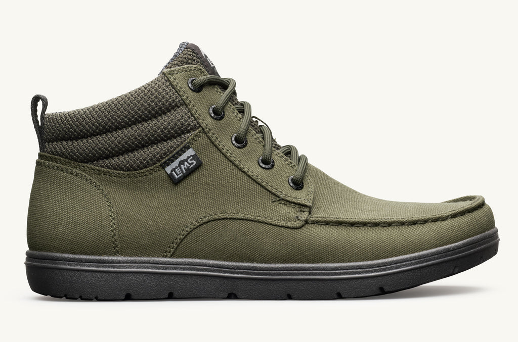 Men's Lems Vegan Boots Boulder Green | PTE968PC