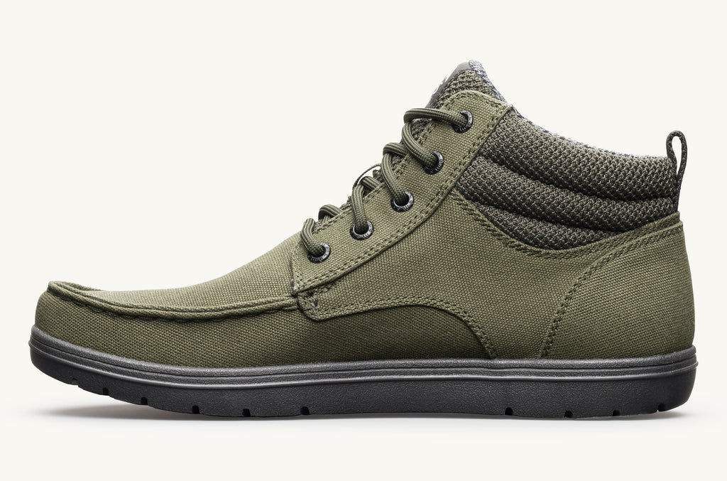 Men's Lems Vegan Boots Boulder Green | PTE968PC