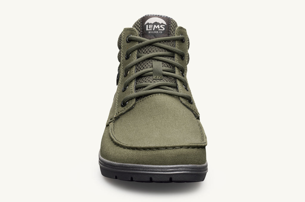 Men's Lems Vegan Boots Boulder Green | PTE968PC