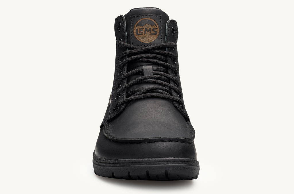 Women's Lems Boots Waterproof Boulder Black | EMB5163PG