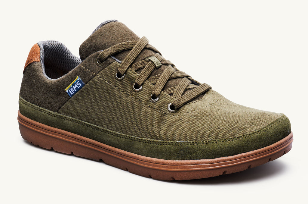 Women's Lems Shoes Chillum Olive | LGF6012PH