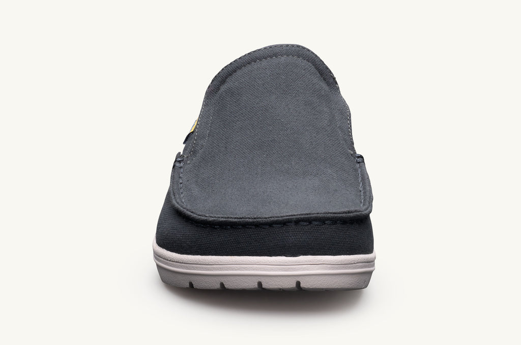 Women's Lems Slip On Shoes Drifter Grey Navy | RPB8077YG