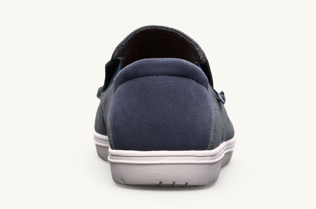 Women's Lems Slip On Shoes Drifter Grey Navy | RPB8077YG