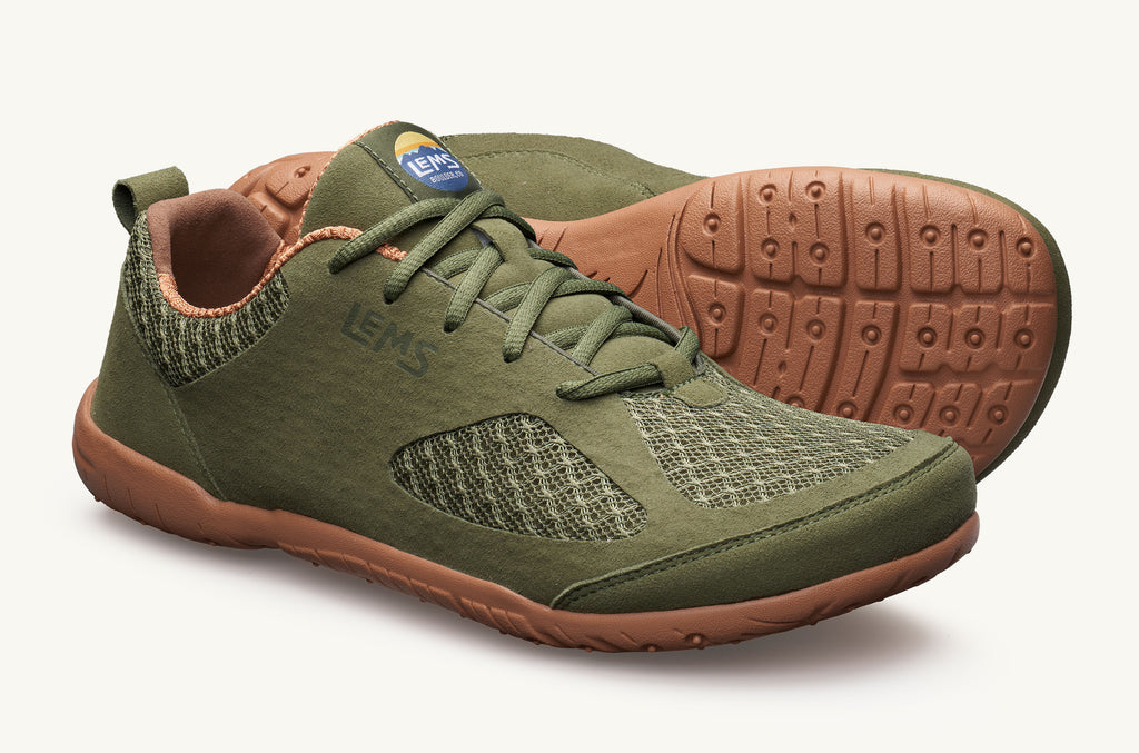 Men's Lems Sneakers Primal 2 Olive | LRR3111UT